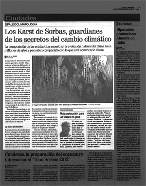 La Voz de Almería - lunes, 20 de febrero de 2012